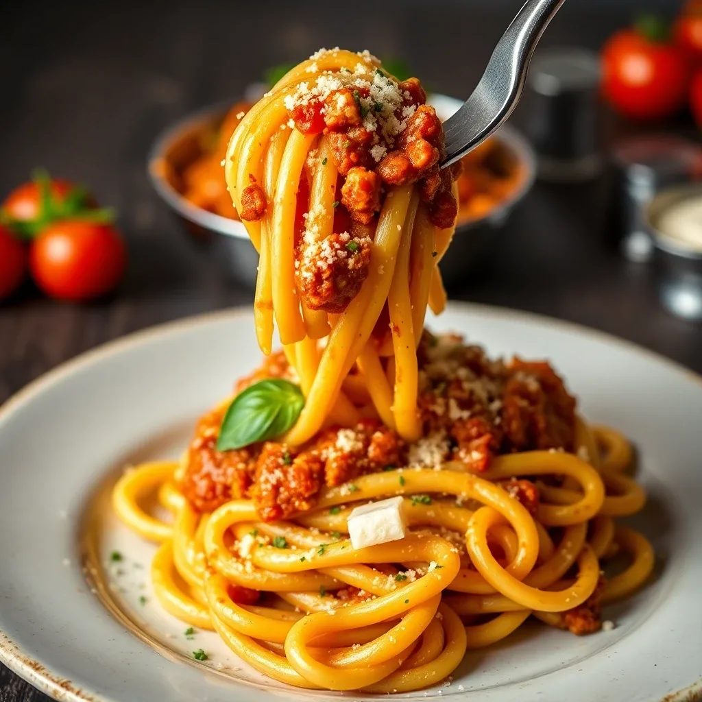 Chicken Bolognese Rigatoni