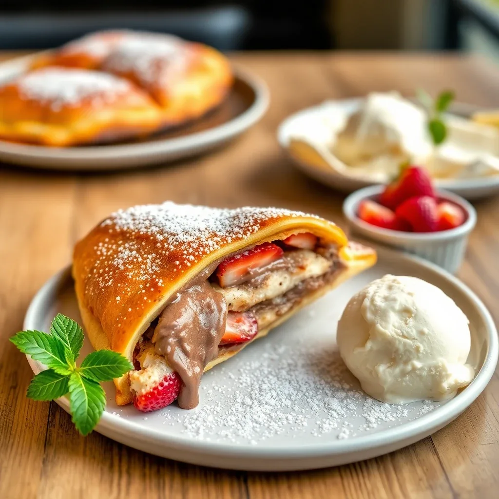 Nutella Wood-Fired Calzone